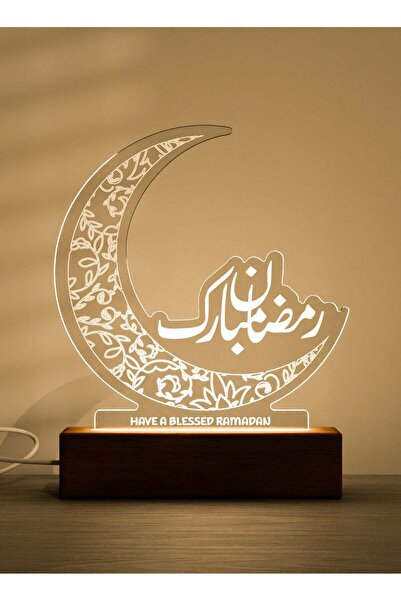 Toybox Eid Mubarak LED Lamp Eid Decorations 3D Moon Star Night Light For Home...