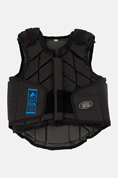 Tchibo واقي جسم ركوب الخيل للبنات، أسود