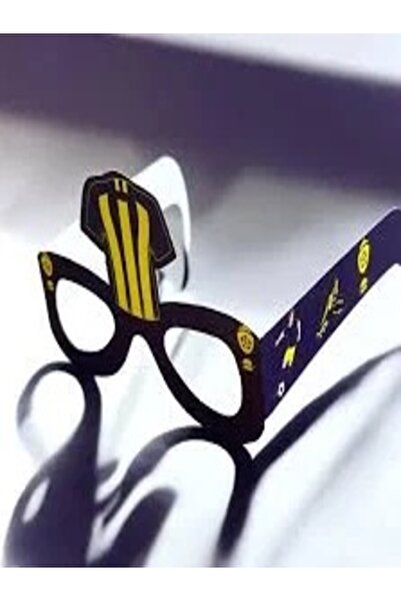 partyy bag Fenerbahçe Temalı Kağıt Gözlük 6 Adet Parti Gözlüğü