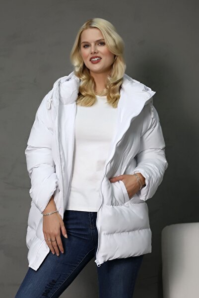 MODA KADIN KAPÜŞONLU ŞİŞME MONT