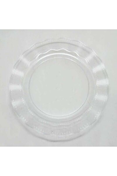 Leyaton Lwlhmrs-Ieg Ieg ™   Transparent Luxury Plastic Mica Round Plate 22 cm...