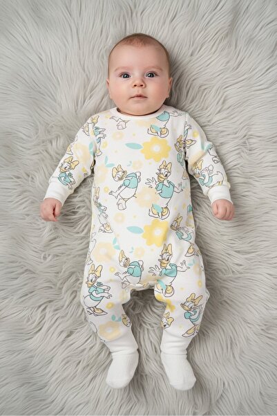 Disney Baby Toddlers Girl 2 Pieces Graphic Print Long Sleeve Rompers Set, Mul...