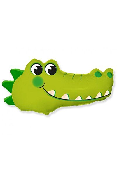 Flexmetal Crocodile head foil balloon 79x42 cm