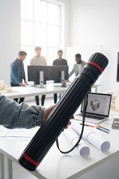 Mebey Home Proje Tüpü Uzayabilen Katmanlı Ödev Resim Saklama Taşıma Çantası