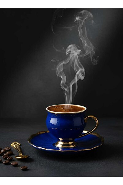 TEKBİR ZÜCCACİYE Luxury Gold Gilded Porcelain Turkish Coffee Cup