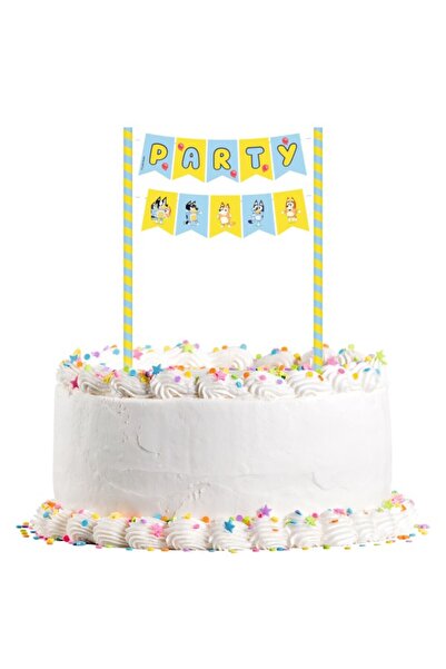 Anagram Bluey&Family Party Cake Decoration Set 20 cm