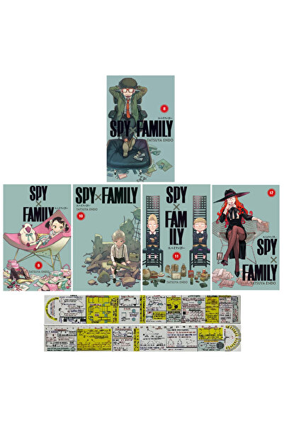 Gerekli Şeyler Yayıncılık Spy x Family 8-9-10-11-12. Ciltler Manga Seti + Öze...