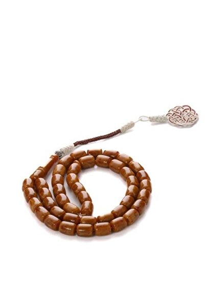 Shaka Khatam مسبحة فاخرة من غبار الكهرمان، 45 حبة - شكا خاتم