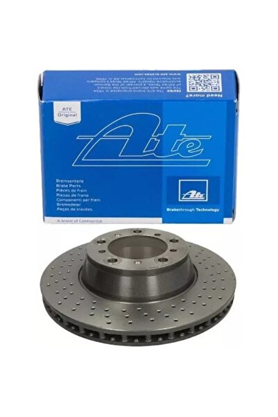 Ate Перфориран/вентилиран спирачен диск, 330x75 мм, 5 отвора