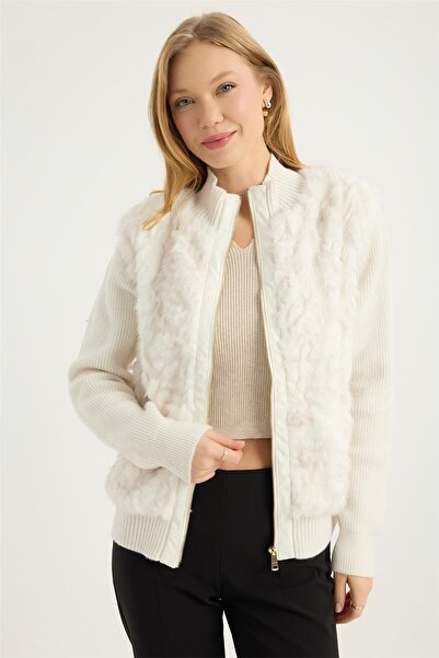 HomeStore Peluş Kollar Triko Mont