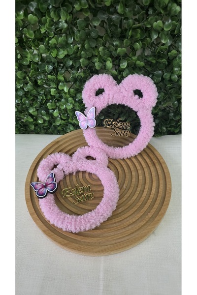 Nes Stylee kulaklı ayıcık peluş magnet yenidoğan 1 yaş bebek hediyeliği 10 adet