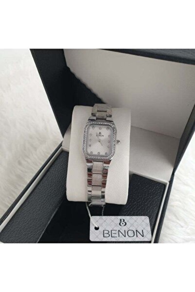benon Women's Steel Watch with Zircon Stones
