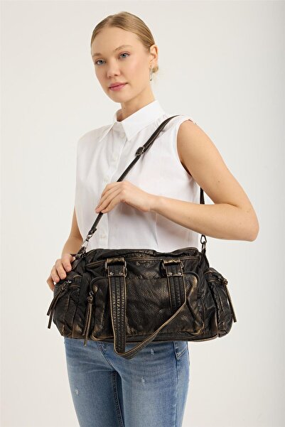 HomeStore Multı Gözlü Eskitme Çanta