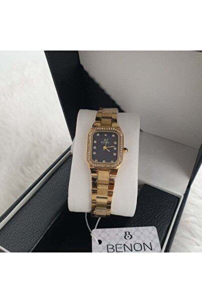 benon Women's Steel Watch with Zircon Stones