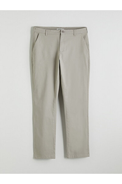 LC Waikiki بنطلون تشينو رجالي من الجبردين باللون البيج