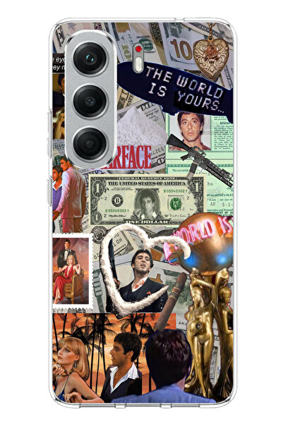 TechTree Printed Silicone Case with Scarface Collage Design Compatible with T...