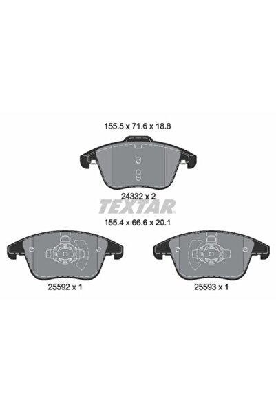 TEXTAR Set Placute Frana Frana Disc Ford Mondeo 5 2012-2021