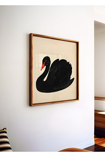 ARTHOUSECOLLECTIVE Black Swan - Colecția de postere pătrate - Poster fără cad...
