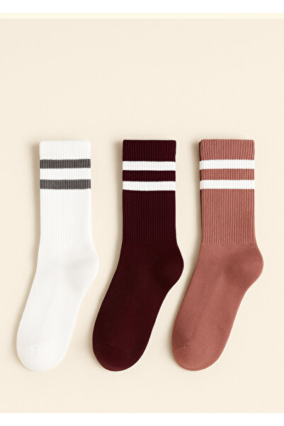Katia&Bony Unisex Stripe Patterned Socks