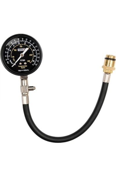 yato Tester de presiune de compresie cu adaptor, YT-7301, 21 bar