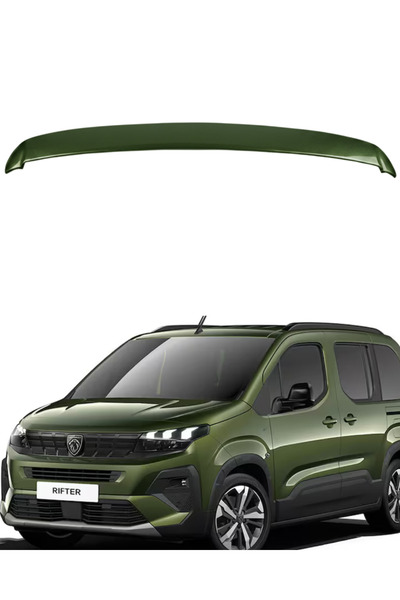 ACK Dizayn RİFTER-COMBO-BERLİNGO-PROACE-DOBLO "HAKİ YEŞİL" BAGAJ ÜSTÜ SPOİLER...