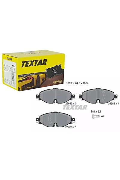 TEXTAR Спирачни накладки, Textar, 160.2x64.5x20.3 мм, за VW Caddy/Golf/Jetta/...