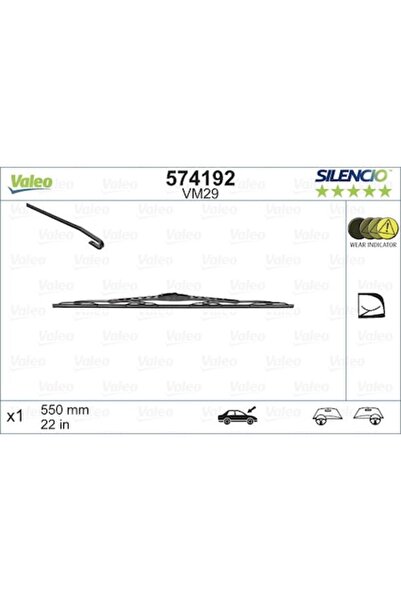 VALEO 574192 Lamelă ștergătoare