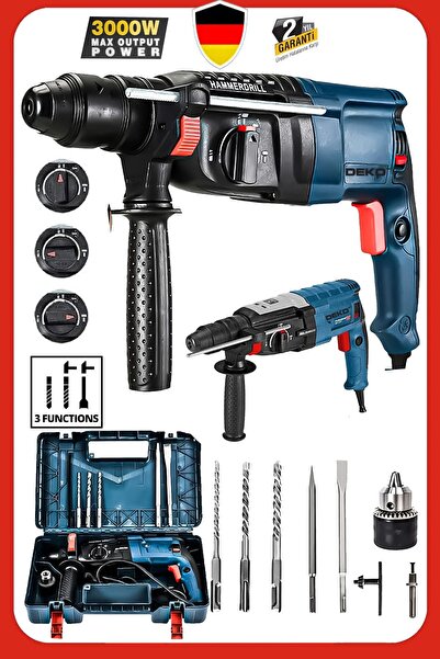 DEKO TURKEY 2.28mm 3000 Watt Bakır Sargılı 7 Joule Kablolu Kırıcı Delici Hilt...