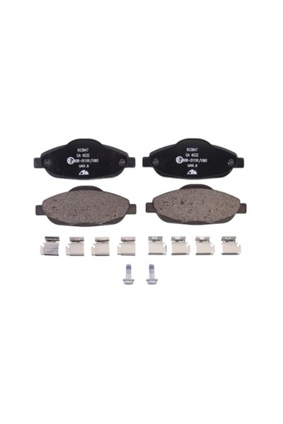 Ate Set Placute Frana Frana Disc Peugeot 3008 1 Microbus/3008 Van/308 1 2007-...