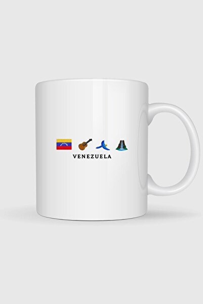 Bahriyeli Collection Free Venezuela and Maduro Printed Cup Glass