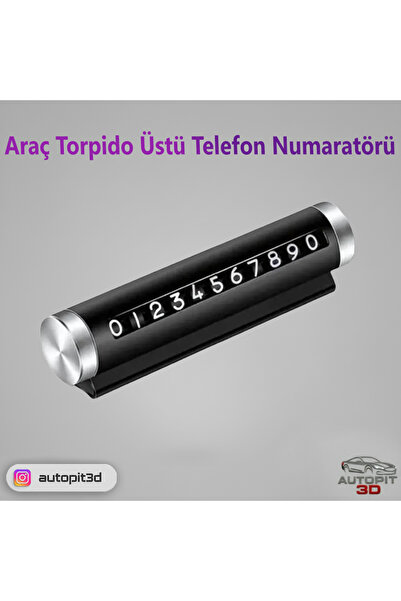 AutoPit 3D Araç Torpido Üstü Numaratör