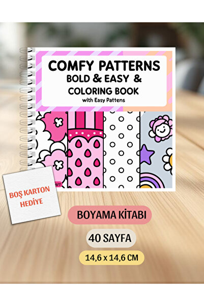 VORACRAFT Comfy Patterns Boyama Kitabı KŞ00041
