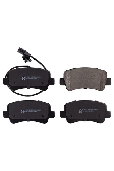 BLUE PRİNT Set de 4 plăcuțe de frână, imprimare albastră, plastic, pentru Nis...