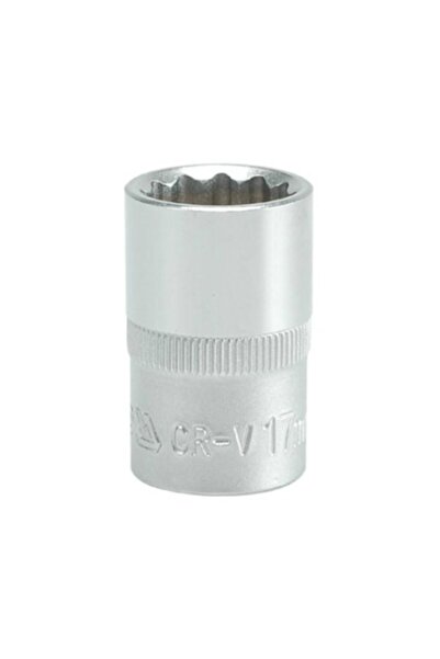 yato CR-V 17 mm Cheie tubulară bi-hexagonală, 1/2 "