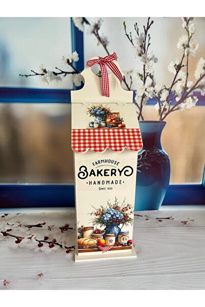 Bypinaryuksel Kitchen and Plaid-Patterned Bag Holder