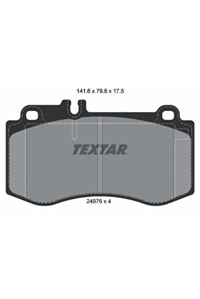 TEXTAR 2497601 Set plăcuțe de frână