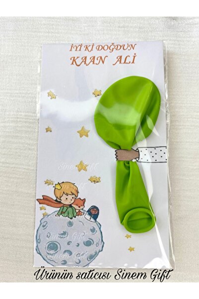 Sinem Gift 20 Adet Doğum Günü Hediyelik Balon - Küçük Prens Konsepti - Küçük ...