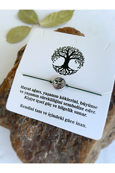 Atölye Merdiven Tree of Life Bracelet Rebirth Themed Hematite Bracelet