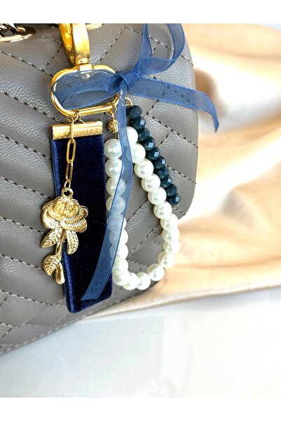 Nour Co Rose Pearl Bag Charm