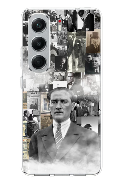 TechTree Tecno Camon 40 Compatible Mustafa Kemal Atatürk Collage Printed Sili...