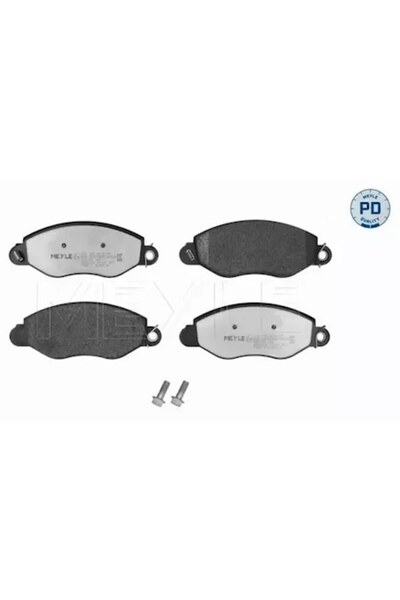 MEYLE Plăcuțe de frână, MEYLE, pentru Ford Transit 00-, fără senzor