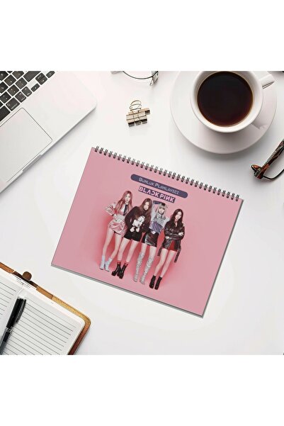 nihonwosekai دفتر تخطيط بلاك بينك A5 مقاس 50 ورقة