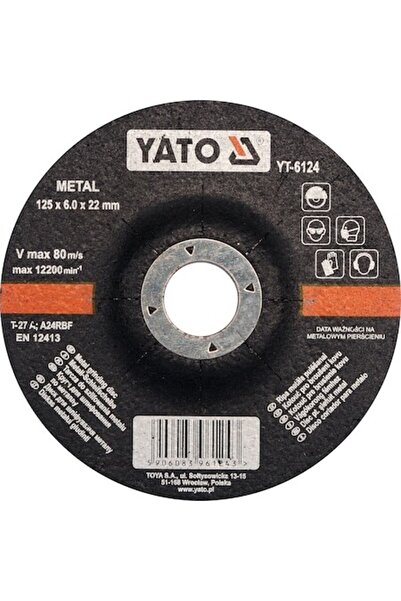 yato Disc abraziv metalic 125X6X22MM