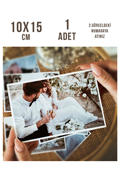 bymat 1 Adet 10x15 Baskı - 10x15 Foto Baskı - Fotoğraf Baskı - Klasik Resim B...