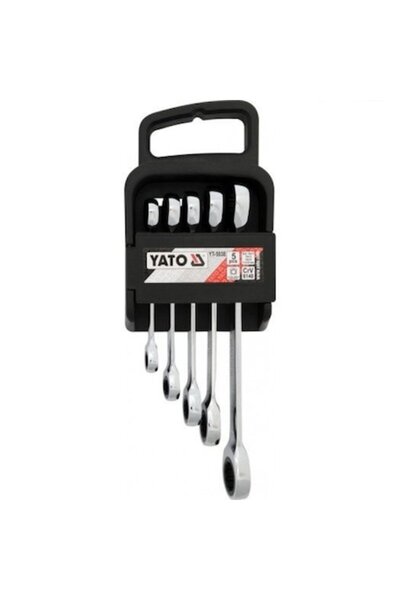 yato Set de chei inelare cu clichet, 5 bucăți