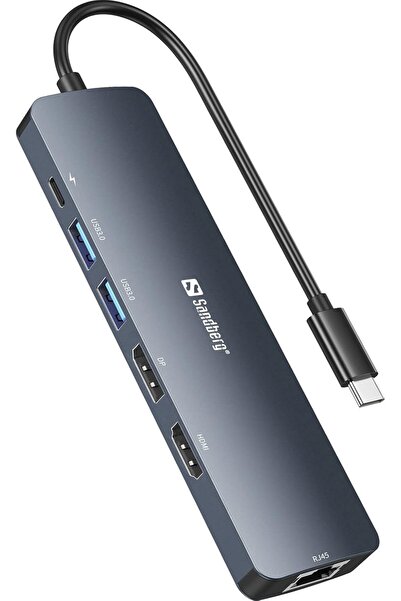 Sandberg قاعدة عرض USB-C بدقة 8K