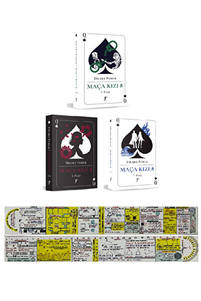 Artemis Yayınları Maça Kızı 8 - 3-4-5. Kitaplar Set Dilara Pamuk + Özel Cetvel