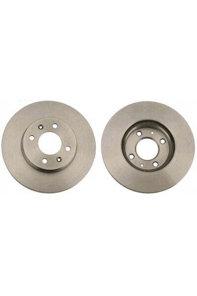 TRW Set de 2 discuri de frână, TRW, DF4839, gri