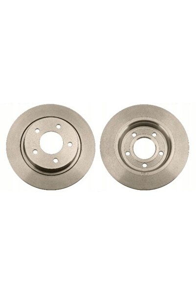 TRW Set de 2 discuri de frână, TRW, DF4420, gri