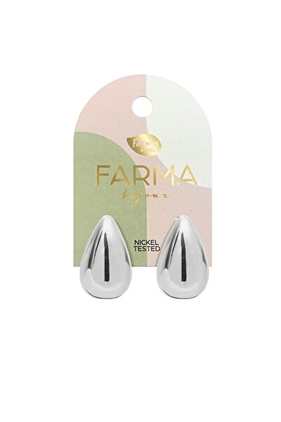 Farma Bijoux فارما بيجو حلق طبي قطرة صغيرة 22 مم فضي